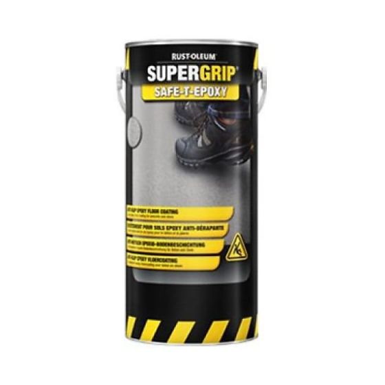Safe-T-Epoxy resin coating containg fine, traction enhancing particles