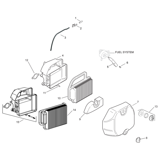 Air Intake for Kohler SV471
