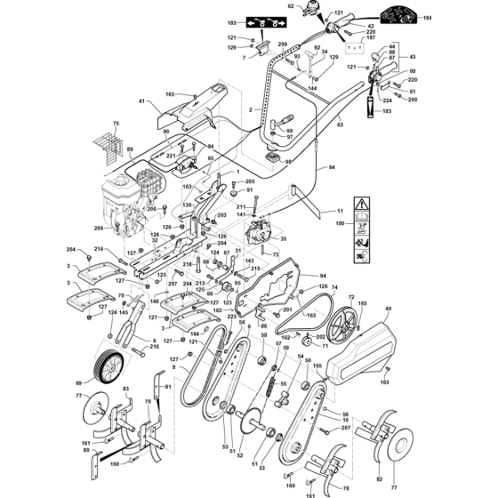 Husqvarna T560 Assembly