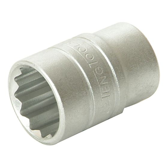Bi-Hexagon Socket 12 Point 1/2in Drive 12mm by Teng