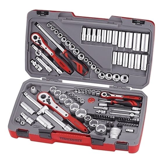 TM111 Tool Set of 111 Metric & AF 1/4, 3/8, 1/2in Drive by Teng - TM111