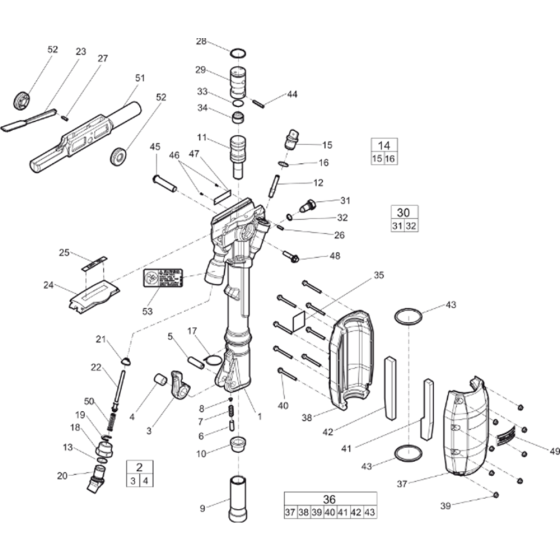 Atlas Copco TEX140PS Assembly
