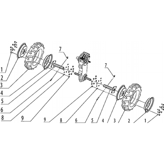 Wheels & Tyres Assembly