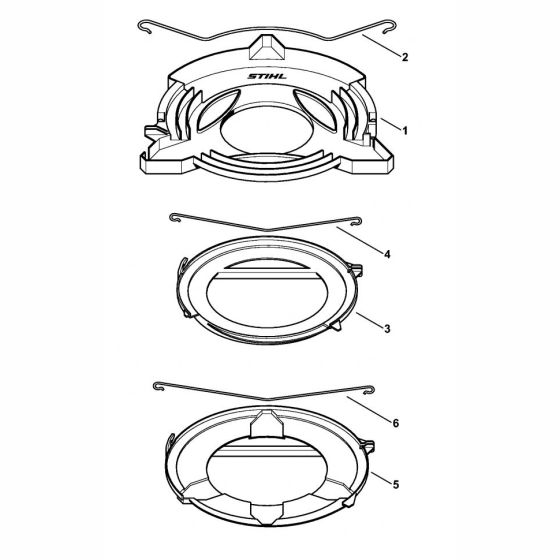 Transport Guard Assembly for Stihl FR106 Backpack Brushcutter