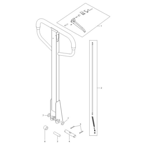 Handle Assembly for TRP0007