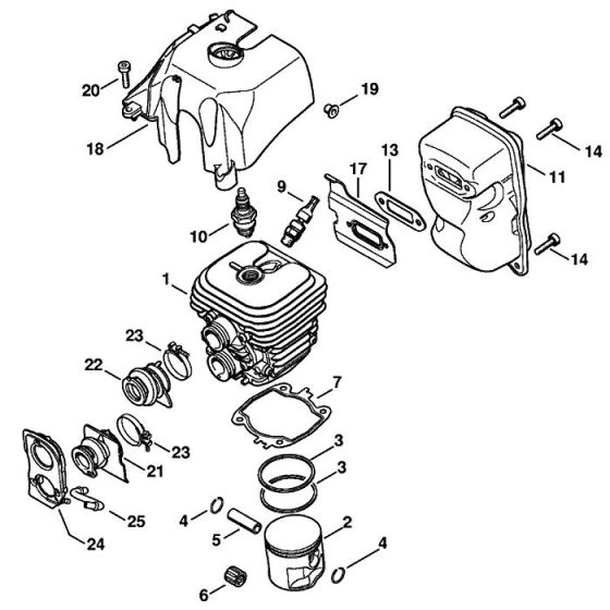 Cylinder & Piston Assembly