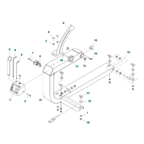 Cutting Arm Assembly for TS 70