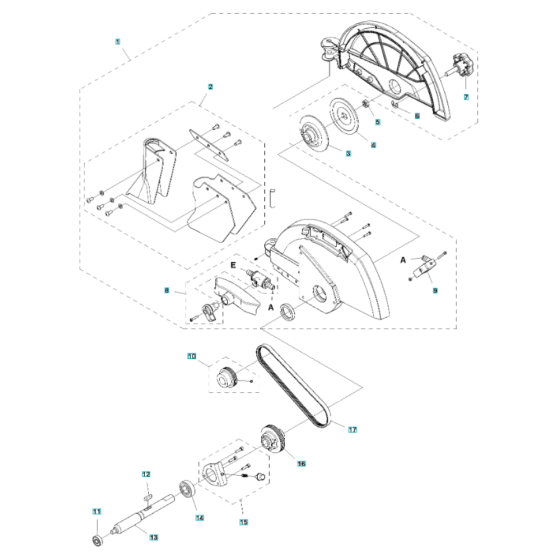 Blade Guard for Husqvarna TS 70