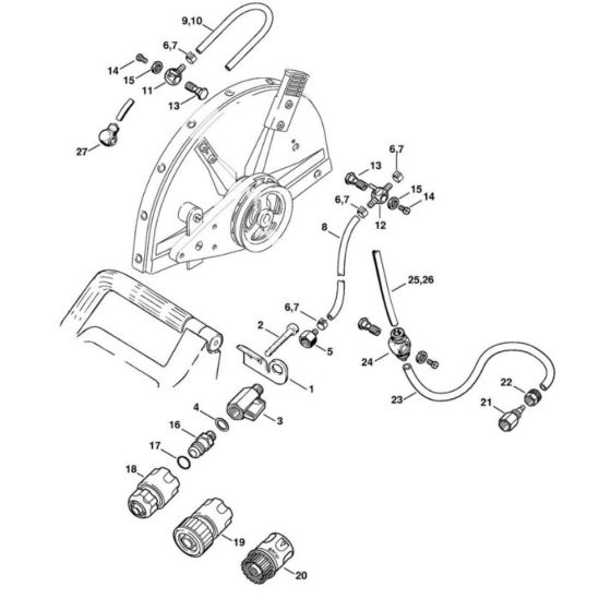 Water Attachment for Stihl TS760