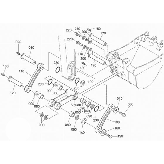 Dipper Arm/Bucket Link
