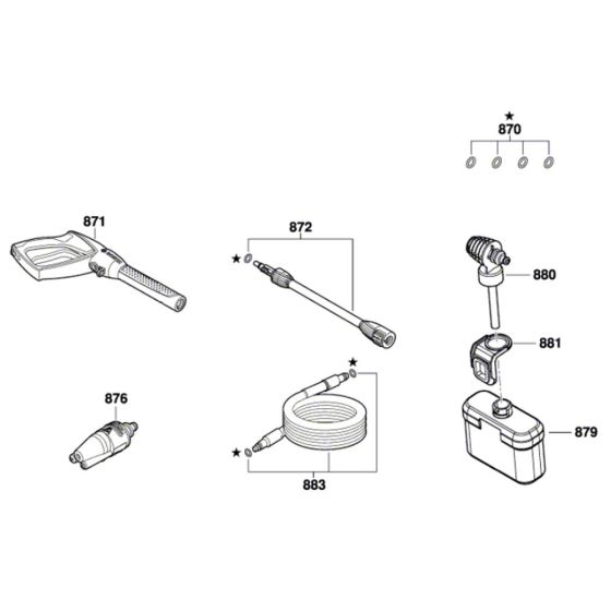Bosch UniversalAquatak 130 Assembly