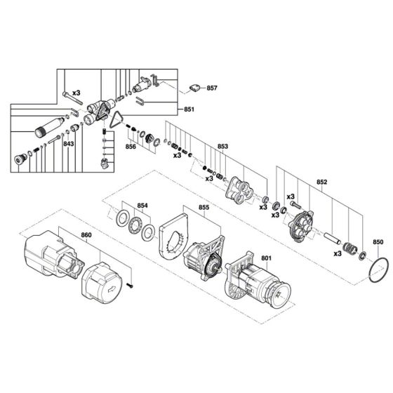 Bosch UniversalAquatak 135 Assembly
