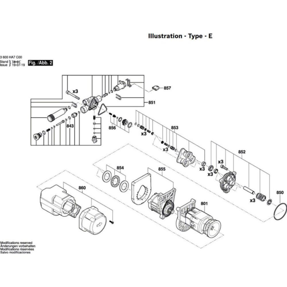 Washer Assembly for Bosch 135