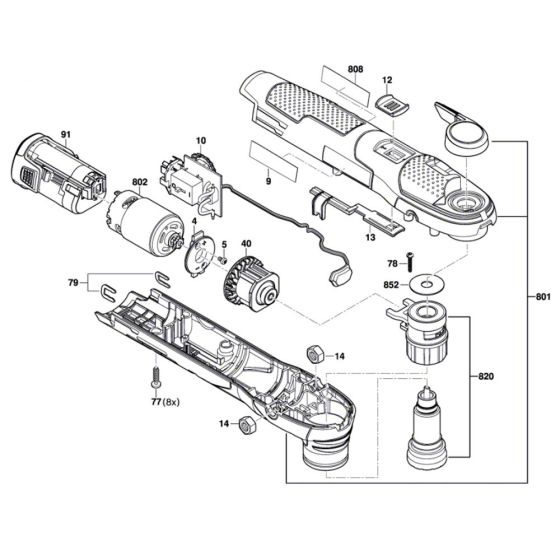 Tool Assembly for Bosch