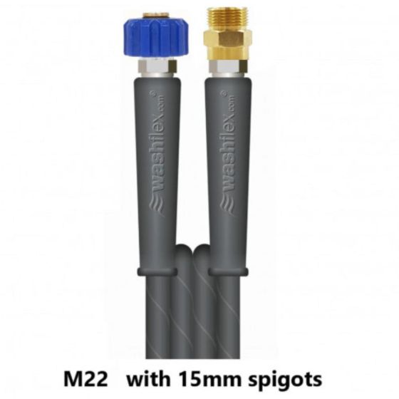 V-Tuf V3 -V5 8m Hose Extension M22f15 X M22m15 - V3-V5hose08xt - V-TUF Pressure Washer Parts - V3-V5HOSE08XT