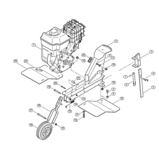 Engine Assembly for VH Tillers