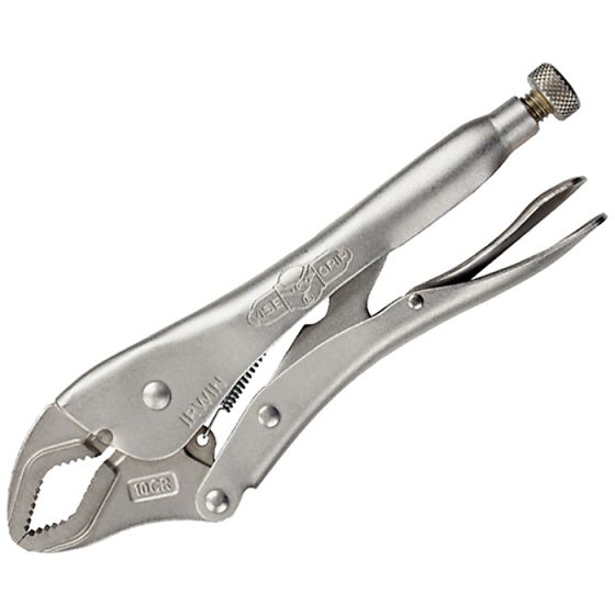 10CR Curved Jaw Locking Pliers 250mm (10in) by IRWIN - 10508017