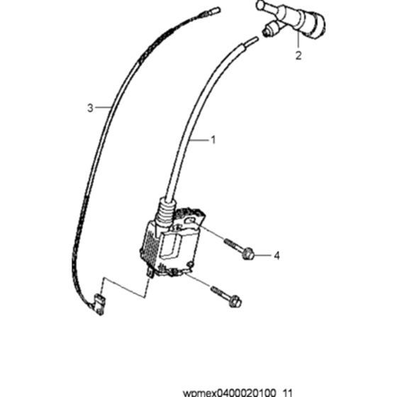 Ignition Assembly for Wacker VP1135A 5000009057 (Honda) Rev.113 Forward Plate Compactor