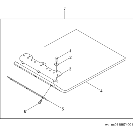 Protective Pad Kit Assembly for Wacker VP1135A 5000630059 (Honda) Rev.104 Forward Plate Compactor