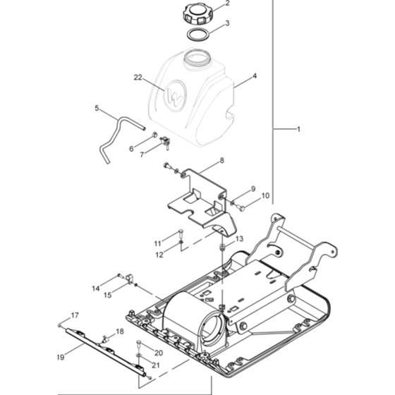Water System Kit for Wacker VP1340