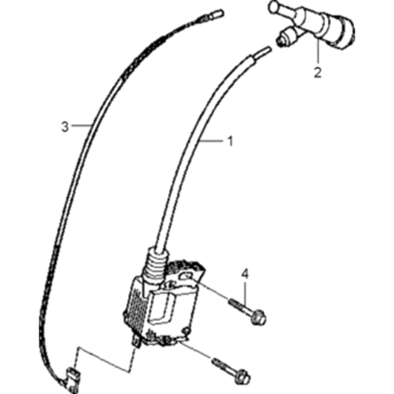 Ignition Assembly for Wacker VP1550A-5000630054 (Honda Engine) Rev.100 Plate Compactor