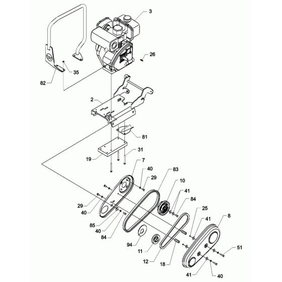 Drive Assembly for VP2050Y