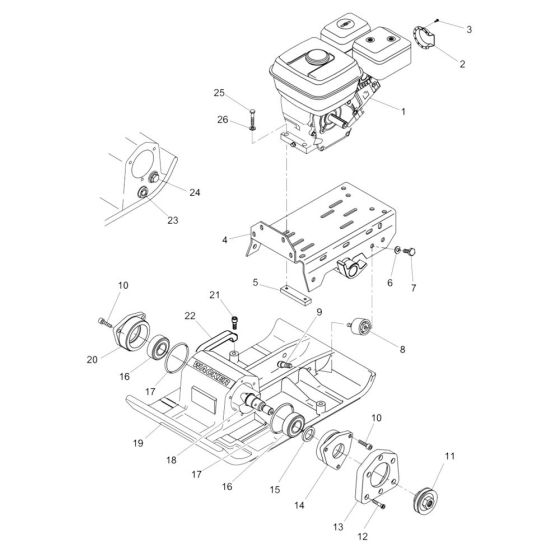 Baseplate Assembly for VPA1340