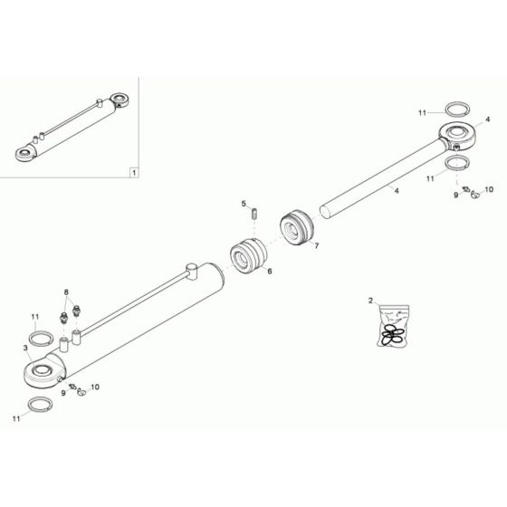 Steering Cylinder Assembly