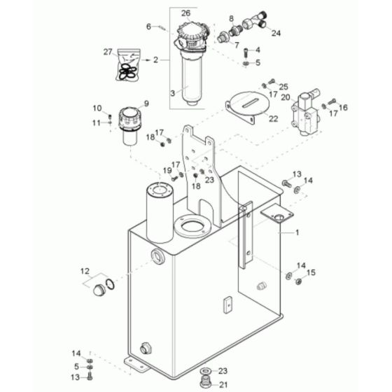 Hydraulic Tank Assembly