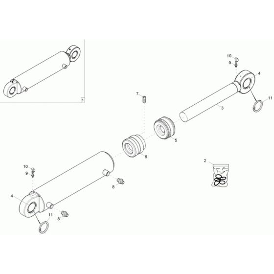Tilt Ram Assembly