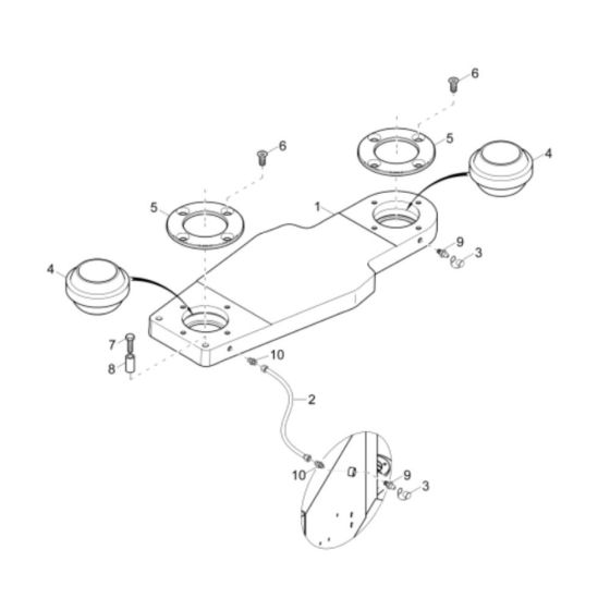 Articulated Joint for Wacker 10001