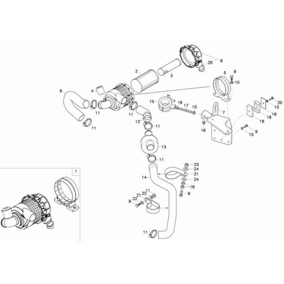 Air Cleaner for Wacker 1001