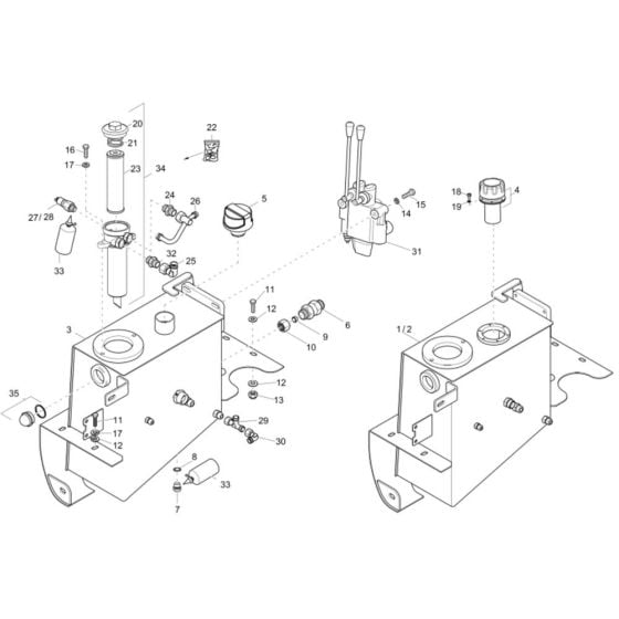 Hydraulic Tank Assembly