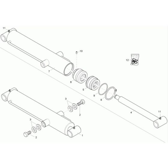 Tilt Ram Assembly