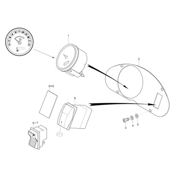Instrument Assembly for Wacker 1501