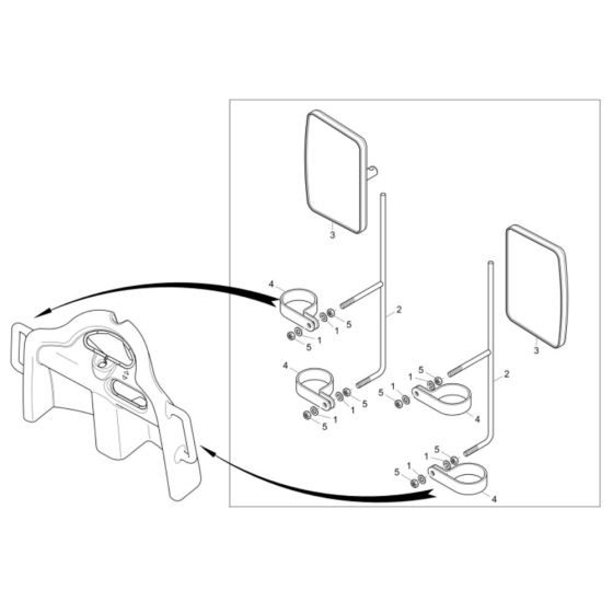 Mirror Assembly for Dumper
