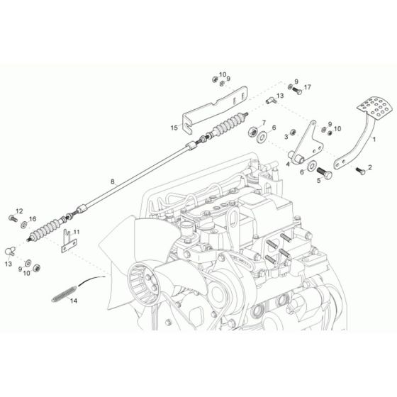 Speed Actuator for Neuson 2001