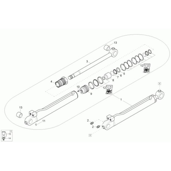 Bucket Cylinder Assembly