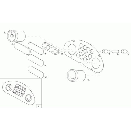 Instrument Panel for Neuson 2001