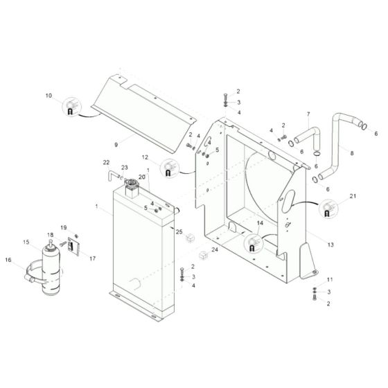 Water Cooler Assembly