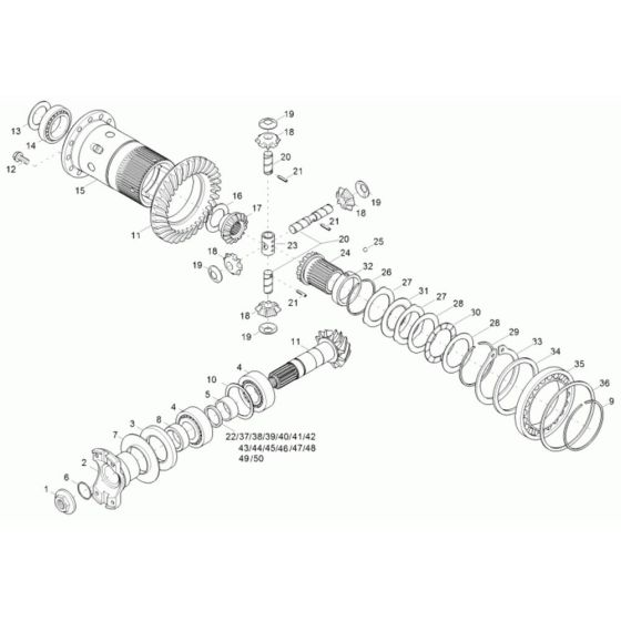 Differential Axle Assembly