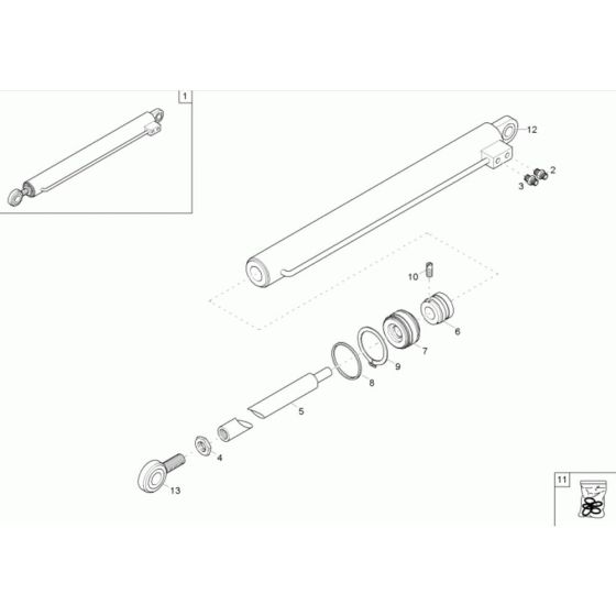 Tilt Ram Assembly