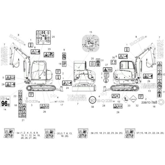 Wacker 50Z3 Decals