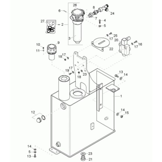 Hydraulic Tank Assembly