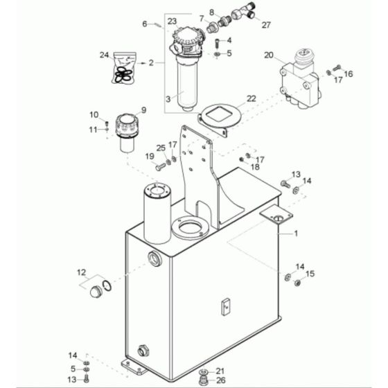 Hydraulic Tank Assembly
