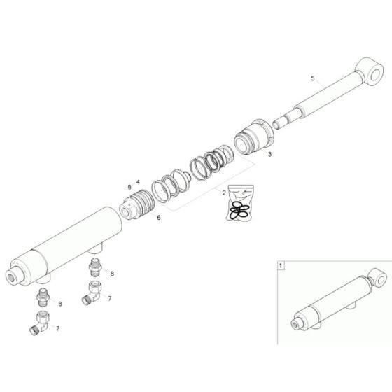 Butterfly Cylinder Assembly