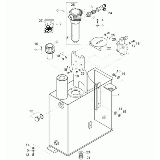 Hydraulic Tank Assembly
