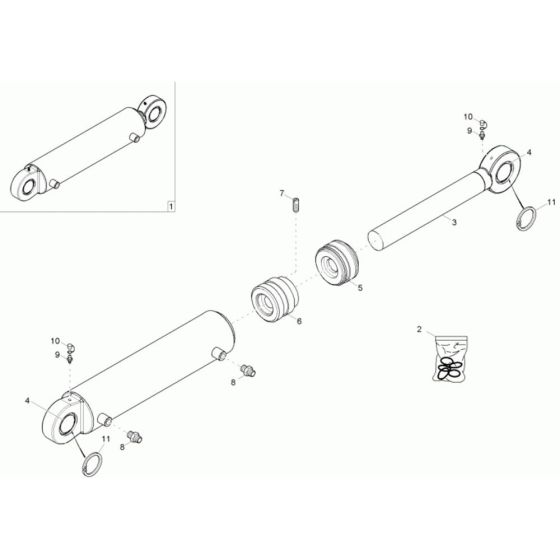 Tilt Ram Assembly