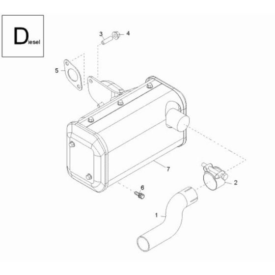 Exhaust Assembly for DT05