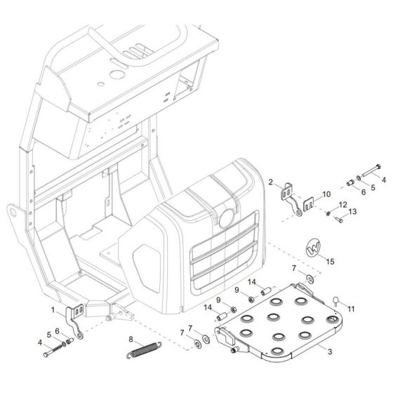 Step Plate Assembly for DT05e